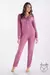 PIJAMA MANGA LONGA ABERTURA FRONTAL COM CALCA EM VISCOLYCRA FEMININO 040493