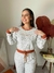 Pijama Manga Longa Com Calça- 040420