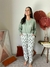 Pijama Manga Longa Com Calça Em Meia Malha – 100177
