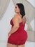 SHORT DOLL PLUS SIZE EM LIGANETE SEM BOJO COM RECORTES EM RENDA E DETALHES NAS COSTAS. PINGENTE E REGULADORES BANHADOS A OURO 24 QUILATES. - comprar online