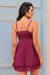 Imagem do CAMISOLA PLUS SIZE EM LIGANETE SEM BOJO RENDADO
