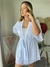 ROBE EM LIGANETE COM DETALHES EM RENDA BRANCO 2548 - comprar online