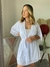 ROBE EM LIGANETE COM DETALHES EM RENDA BRANCO 2548