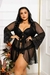 ROBE SENSUAL EM TULE E RENDA 3096