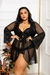 ROBE SENSUAL EM TULE E RENDA 3096 na internet