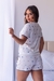 PIJAMA CURTO COM BOLSOS E DETALHES NAS MANGAS Ref.: 1186 - comprar online
