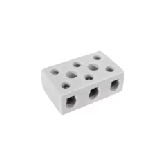 CONECTOR PORCELANA TRIPOLAR - 16mm THOMPSON