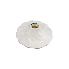 PLAFONIE ESPIRAL C/SOQUETE DE PORCELANA BRANCO 013 PEXCEL