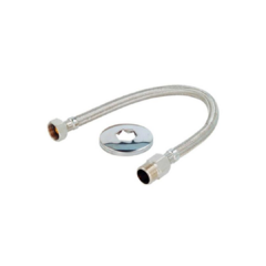 ENGATE TRANCADO INOX DN15 C/NIPLE F- 30 CM ESTEVES - comprar online
