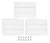Kit 3 Prateleiras Branca Com Grampos Imbera Para Vr08 Ccv144