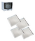 Kit 4 Bandejas/assadeiras 35x35 Perfuradas P/ Forno Titã