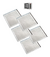 Kit 5 Assadeiras 35x35 Perfuradas P/forno Grandchef Gpaniz