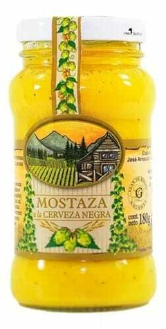 Mostaza a la cerveza negra x 170gr GRANJAS PATAGONICAS.
