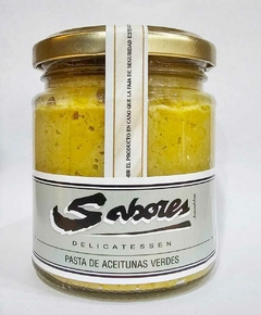 Pasta de Aceitunas Verdes x 180gr SABORES.