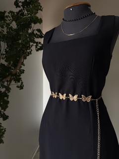 Cinto corrente dourado borboleta - comprar online