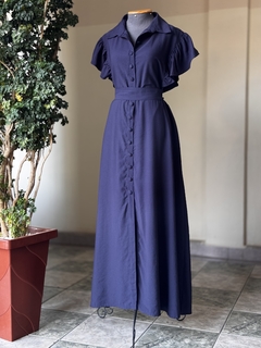 Vestido azul marinho G1