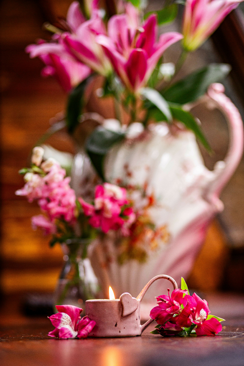 Castiçal Vela + Cerâmica Amor - Edição Limitada