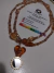 Guia de Cristal Oxum com Pingente