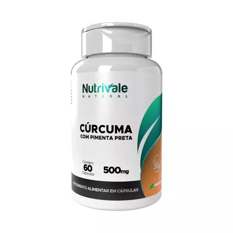 Curcuma + Pimenta Preta 60 Capsulas Pura Original