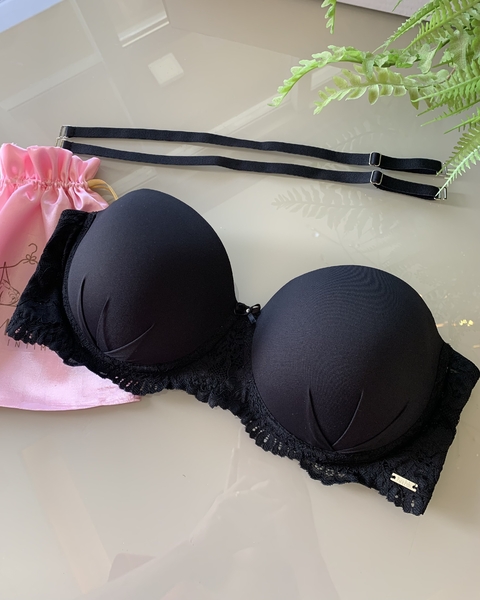 Sutiã Tomara que Caia com Detalhes em Renda com Aro e Bojo - comprar online