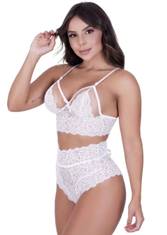 CONJUNTO LACRADORA - M Lingerie - Moda Íntima Sensual