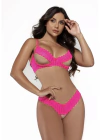 CONJUNTO MEIA TAÇA COM DETALHE EM TULE