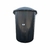 CESTO C/TAMPA 200 PRETO - MERCOPLAS