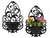 ARANDELA PAREDE PRETO 254 - comprar online