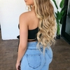 Cropped manga longa