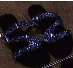 Sandálias femininas strass na internet