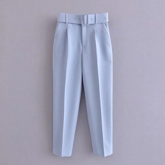 Calça terno com cinto - comprar online