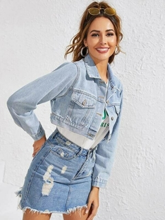 Jaqueta jeans clara - comprar online