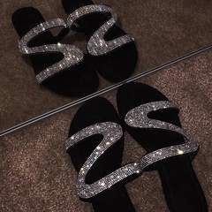 Sandálias femininas strass - Toda Bela