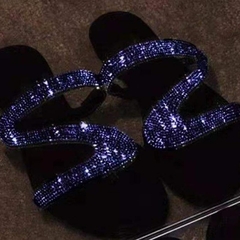 Sandálias femininas strass - Toda Bela