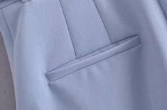 Calça terno com cinto - Toda Bela