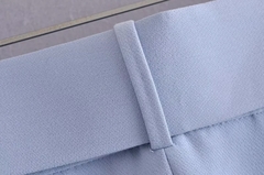 Calça terno com cinto - Toda Bela