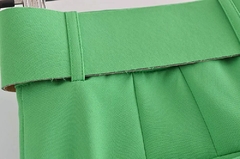 Calça terno com cinto