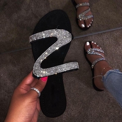 Sandálias femininas strass - comprar online