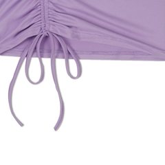 Vestido gola alta Manga longa