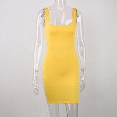 Vestido básico sem mangas verão na internet