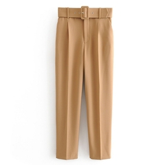 Calça terno com cinto - loja online