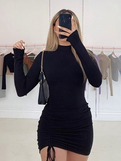 Imagem do Vestido gola alta Manga longa