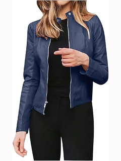 Jaqueta de couro feminino - Toda Bela