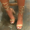Salto alto Flip flop
