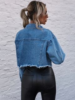Jaqueta Jeans curta - Toda Bela