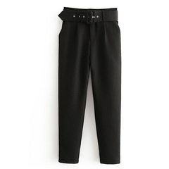 Calça terno com cinto - comprar online