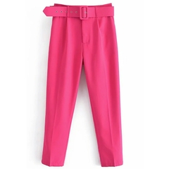 Calça terno com cinto - comprar online