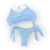 Top corto blanco Mint - comprar online