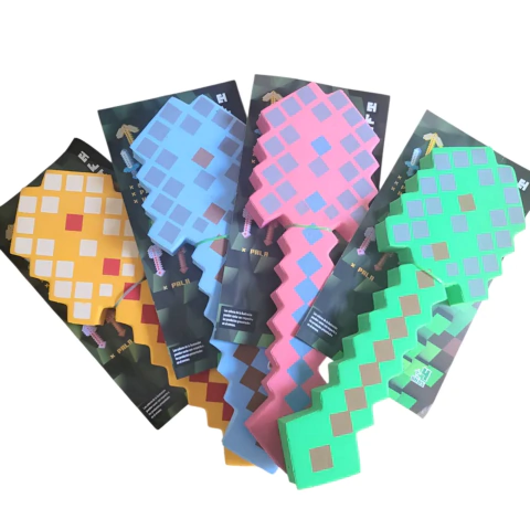pala de goma EVA Minecraft para niños