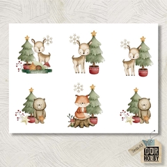 Papel de seda A3 Navideño 006